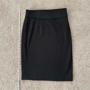 Black pencil skirt